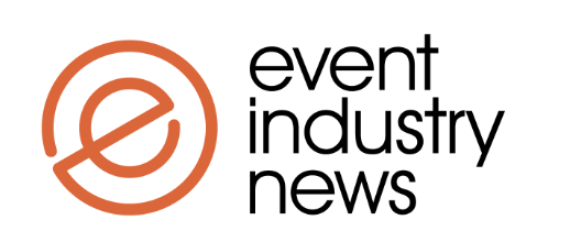 Text says Event Industry News, with 'e' logo in orange circle