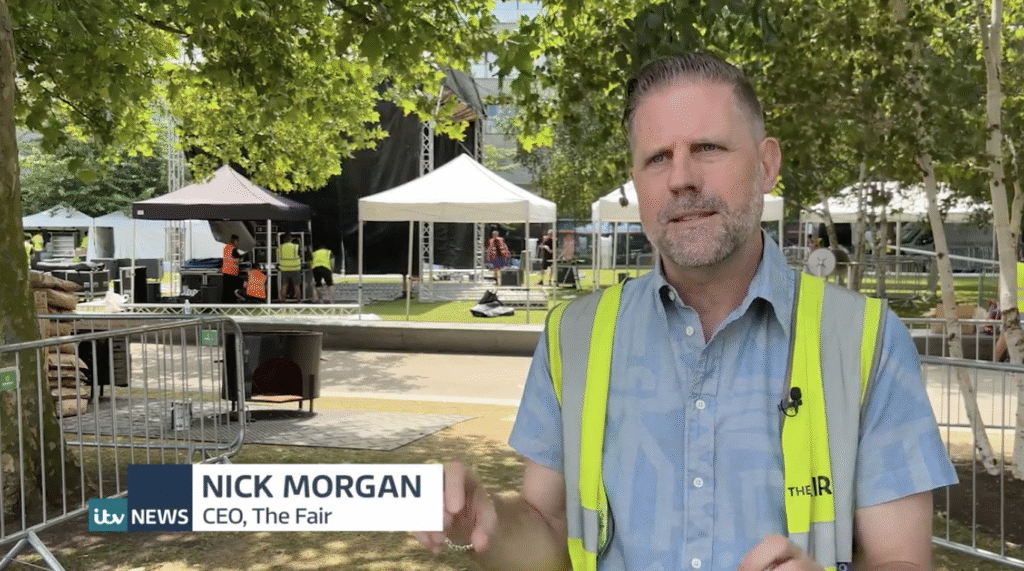 Nick Morgan, CEO of We Group, speaks to ITV about independent festivals